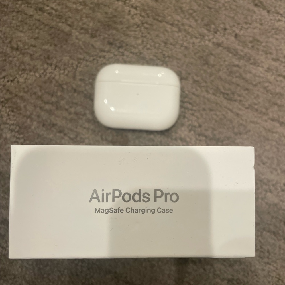AirPod Pro mag, safe, charging case only with  original box.No AirPods included.